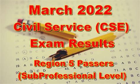 civil service exam result march 2022|13 March 2022 civil service exam results out .